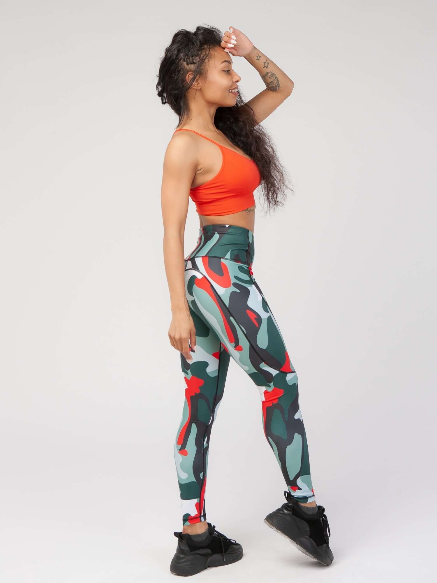 StudioPrint Multi Camo High-Waist Legging