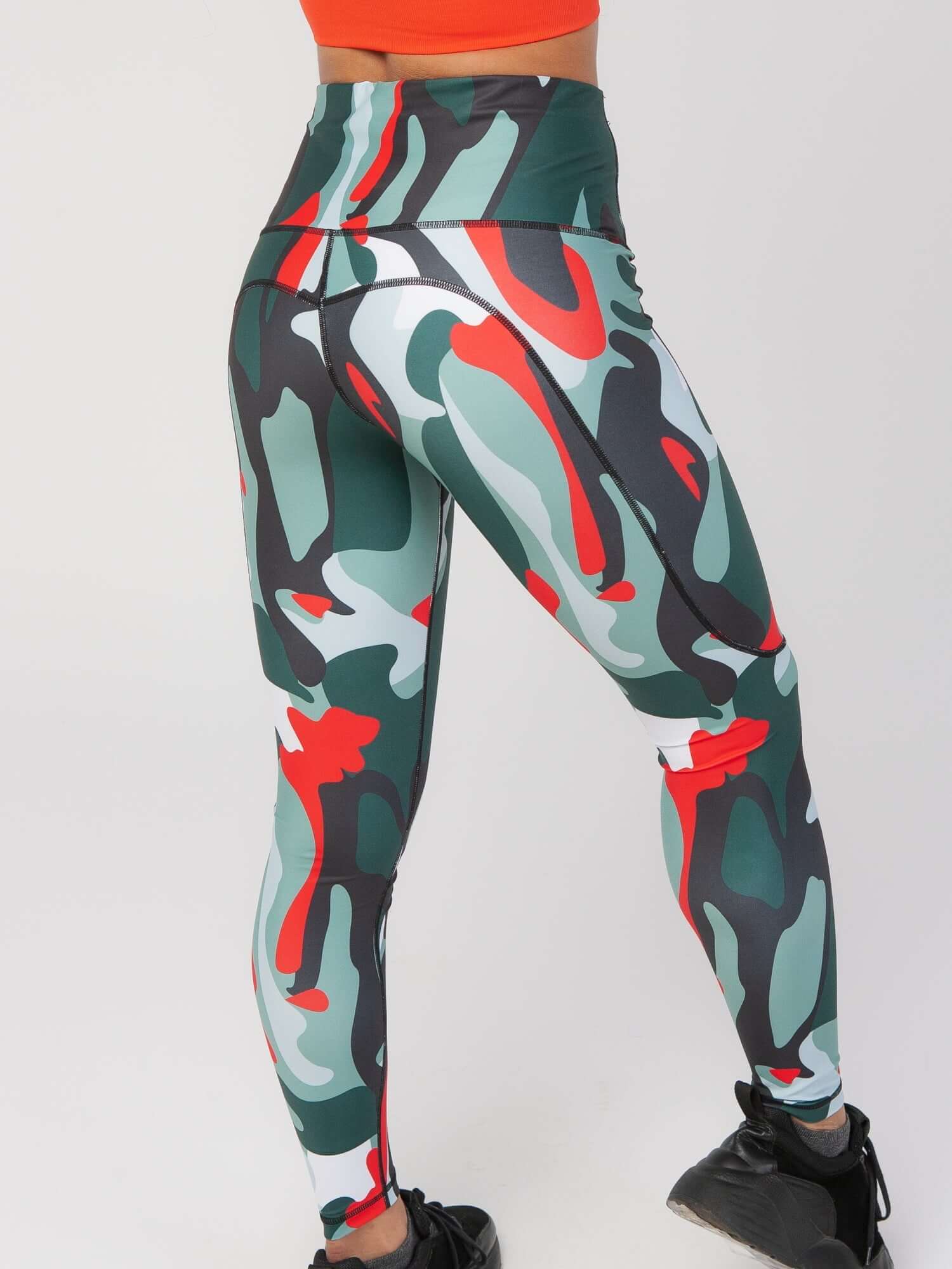 StudioPrint Multi Camo High-Waist Legging
