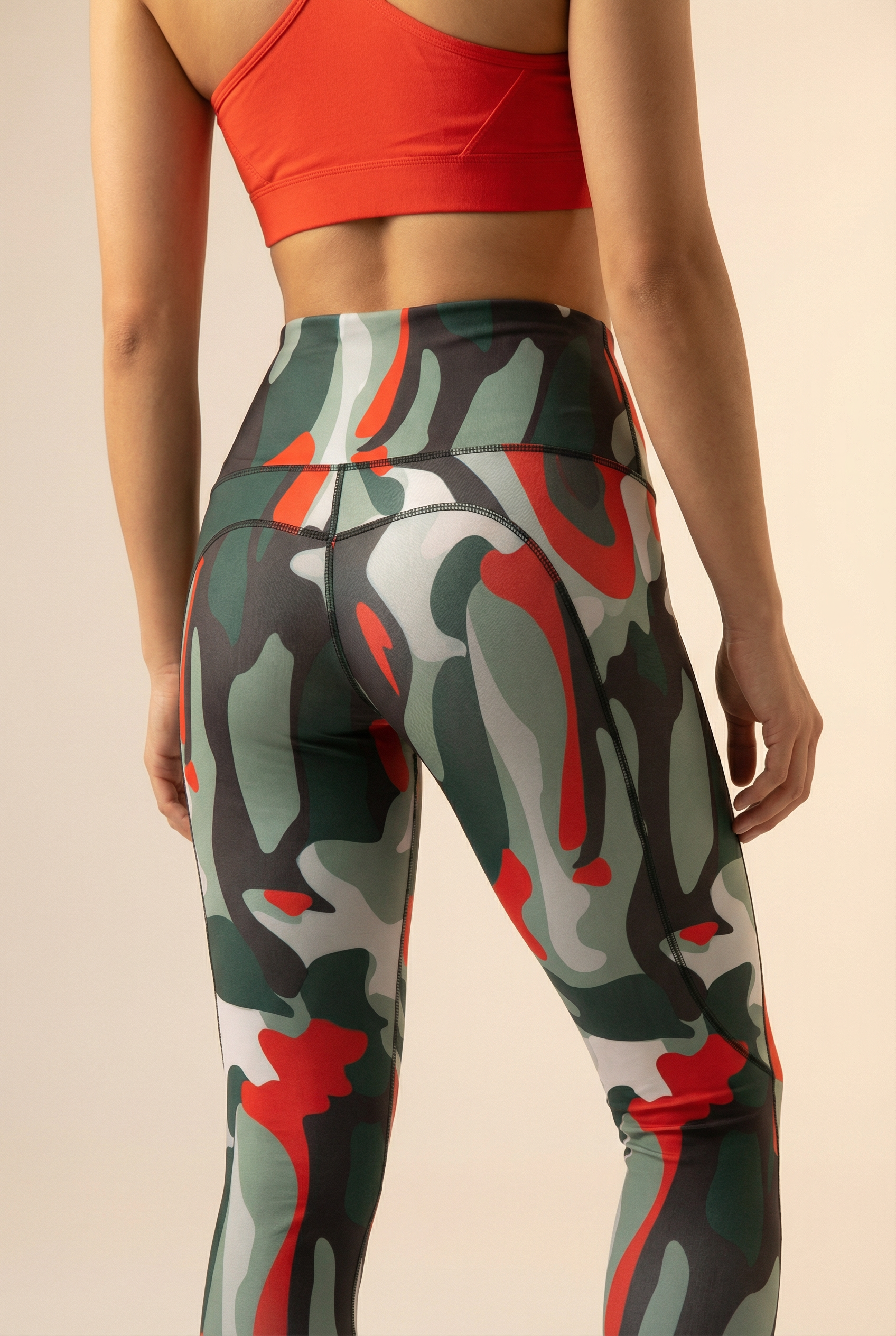 StudioPrint Multi Camo High-Waist Legging
