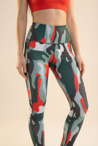 StudioPrint Multi Camo High-Waist Legging