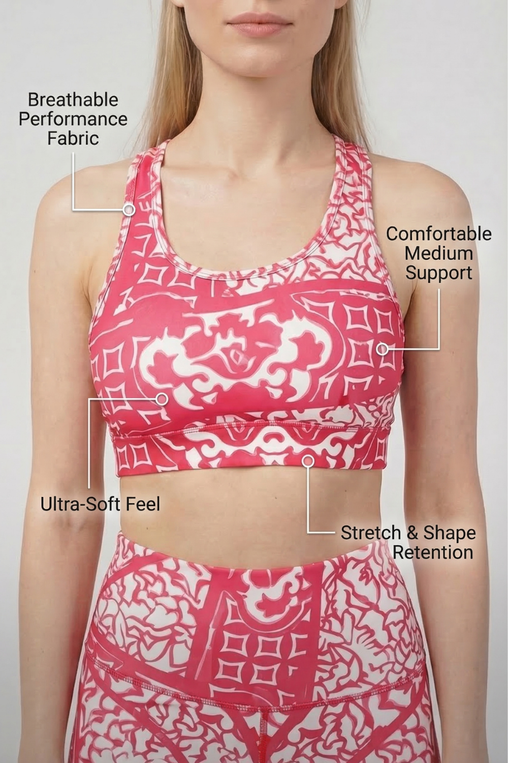 StudioPrint Ornamental Sports Bra