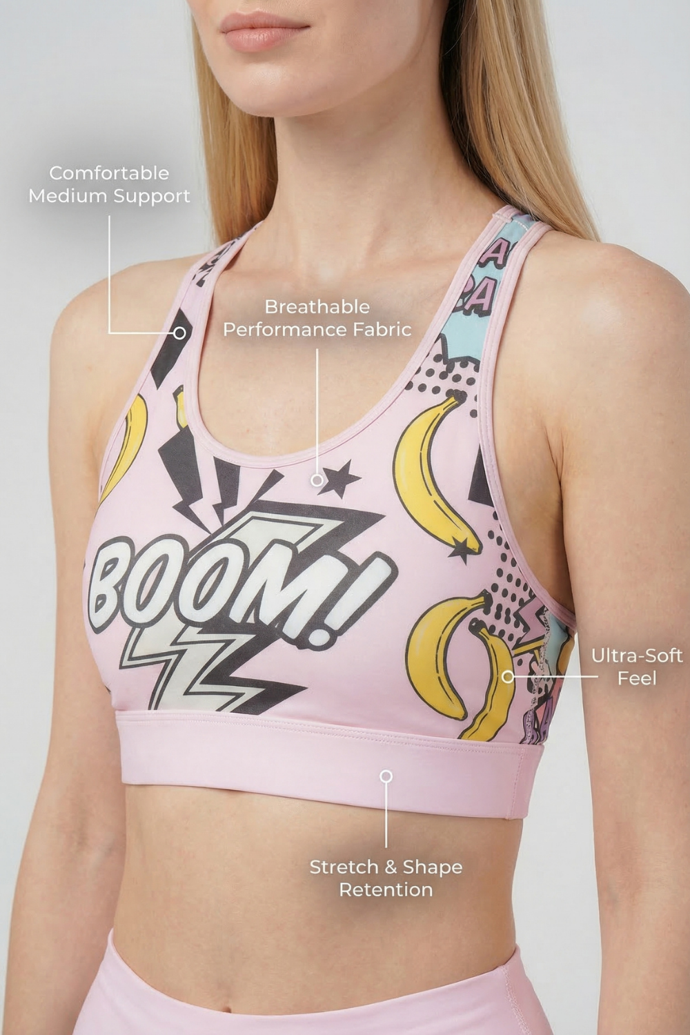 StudioPrint Pop Art Sports Bra