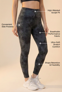 Tie-Dye Lift Pocket High-Waist Legging