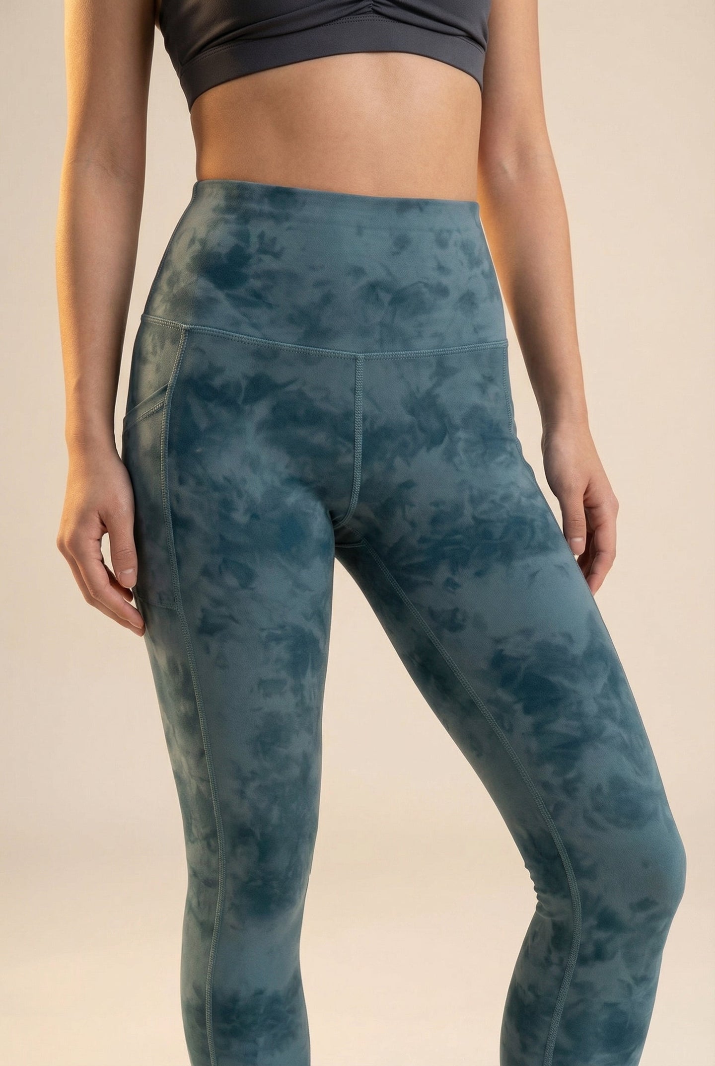 Tie-Dye Lift Pocket High-Waist Legging