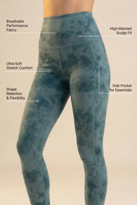 Tie-Dye Lift Pocket High-Waist Legging