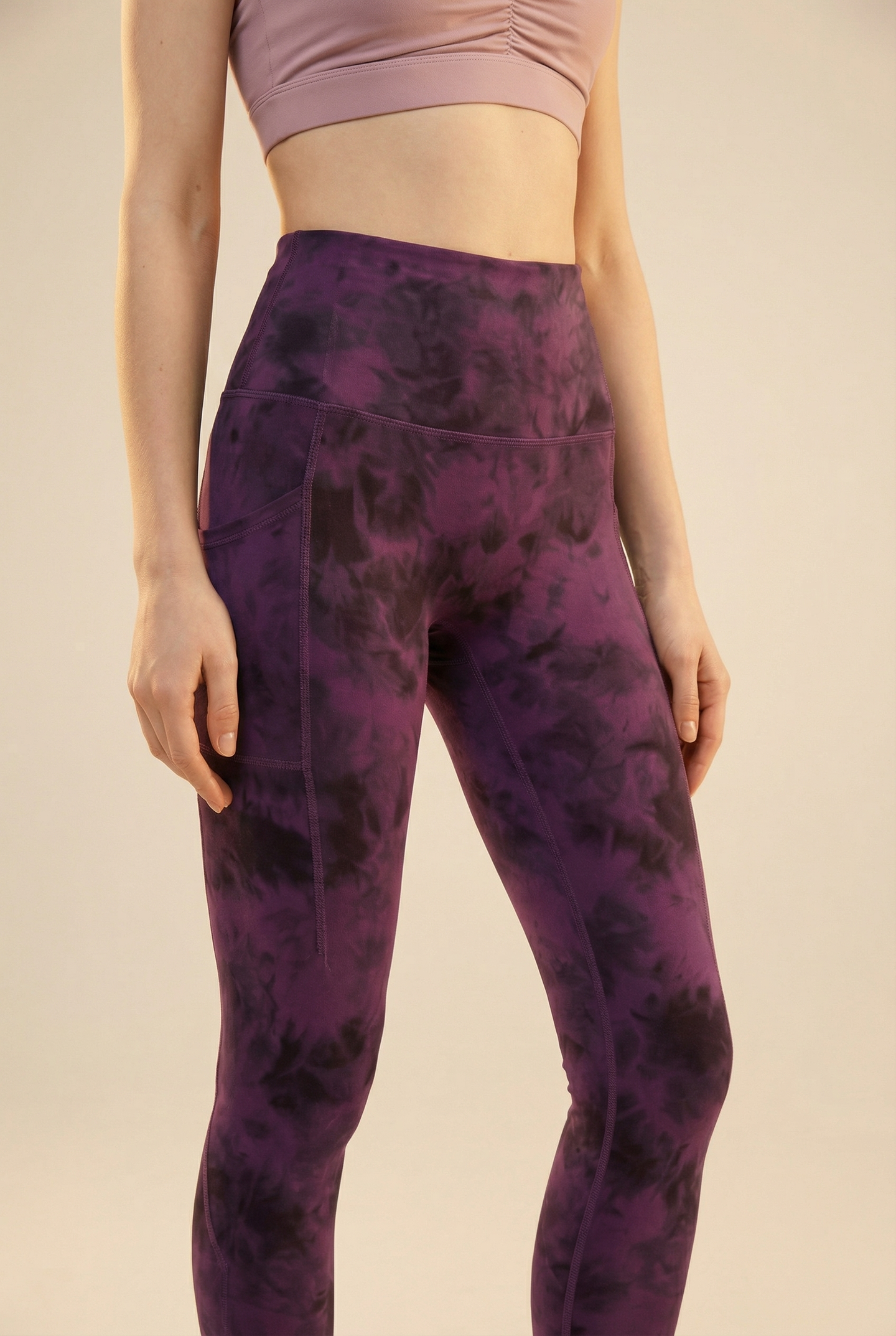 Tie-Dye Lift Pocket High-Waist Legging