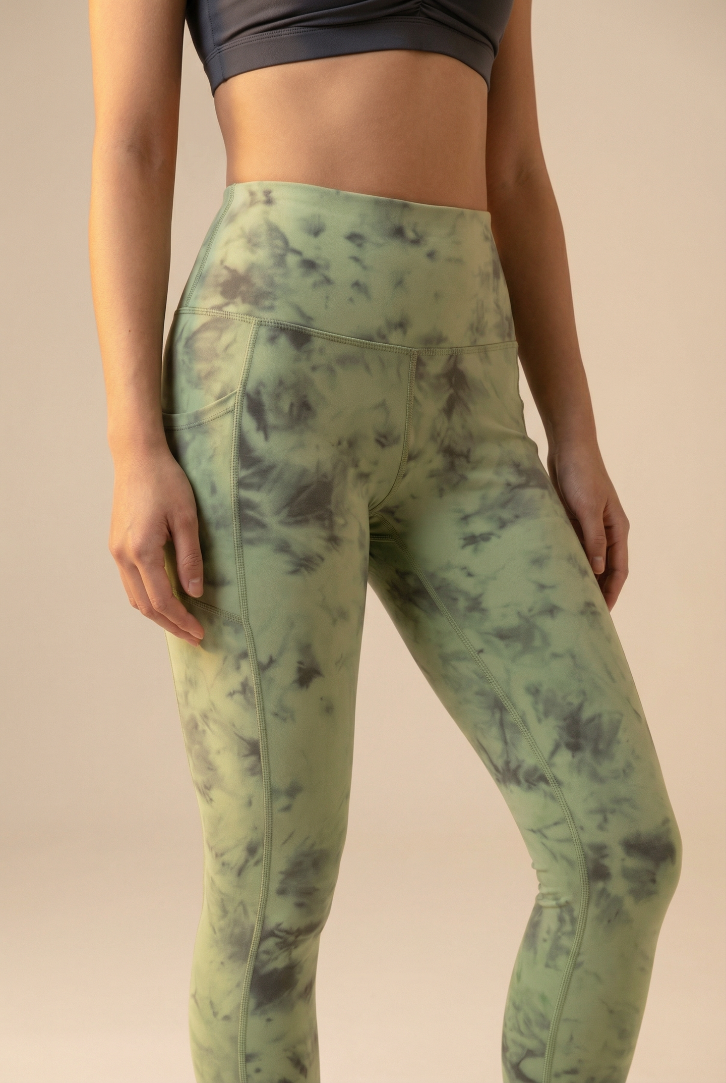 Tie-Dye Lift Pocket High-Waist Legging