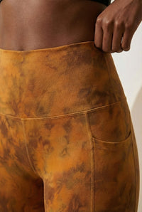 Tie-Dye Lift Pocket High-Waist Legging