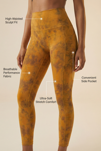 Tie-Dye Lift Pocket High-Waist Legging