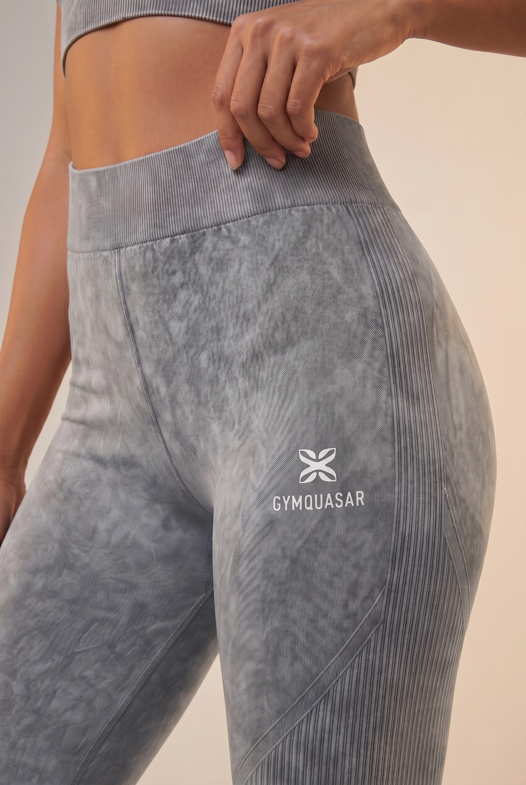 Seamless Melange High-Waist Legging