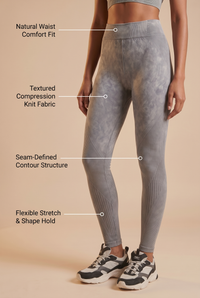 Seamless Melange High-Waist Legging