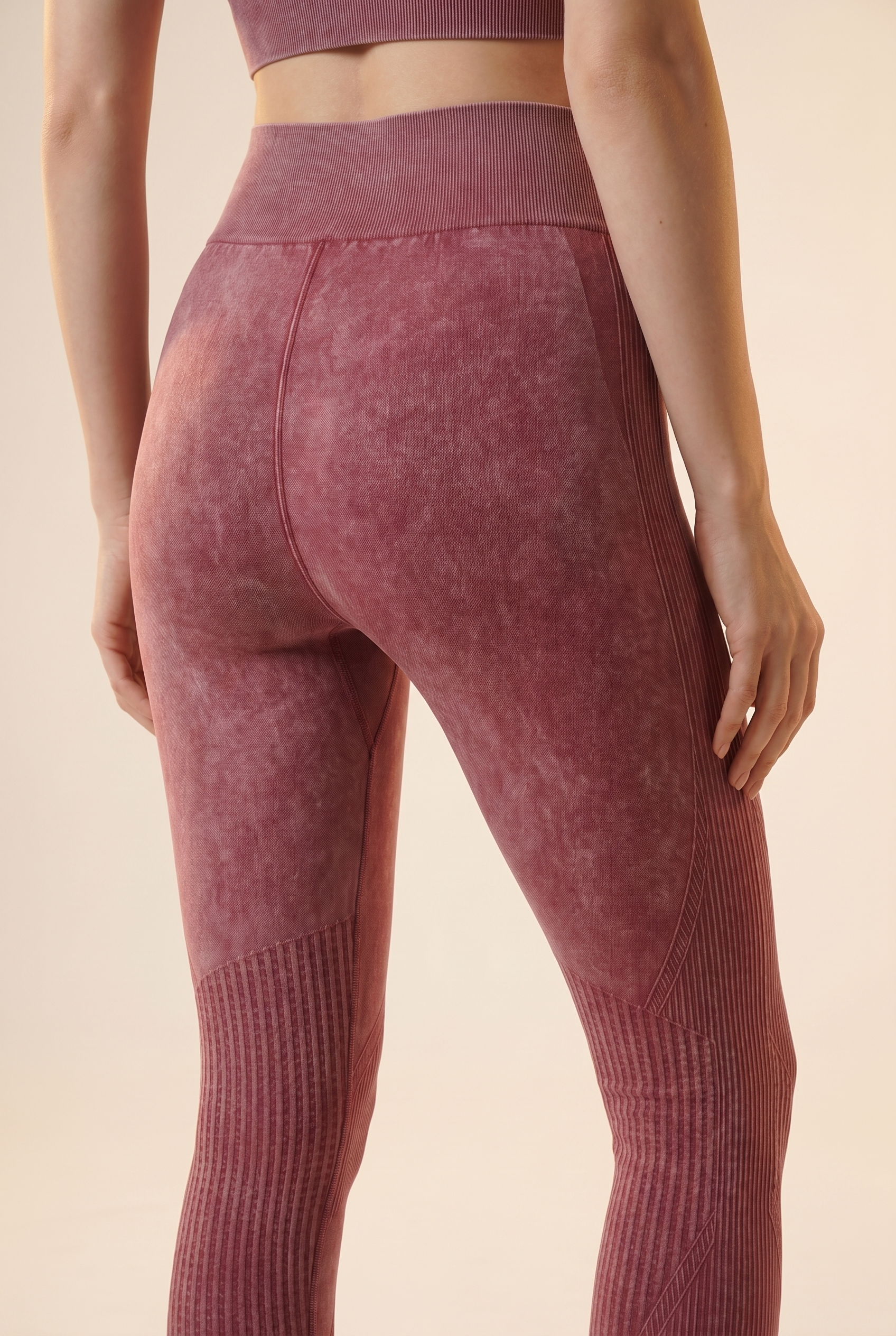 Seamless Melange High-Waist Legging