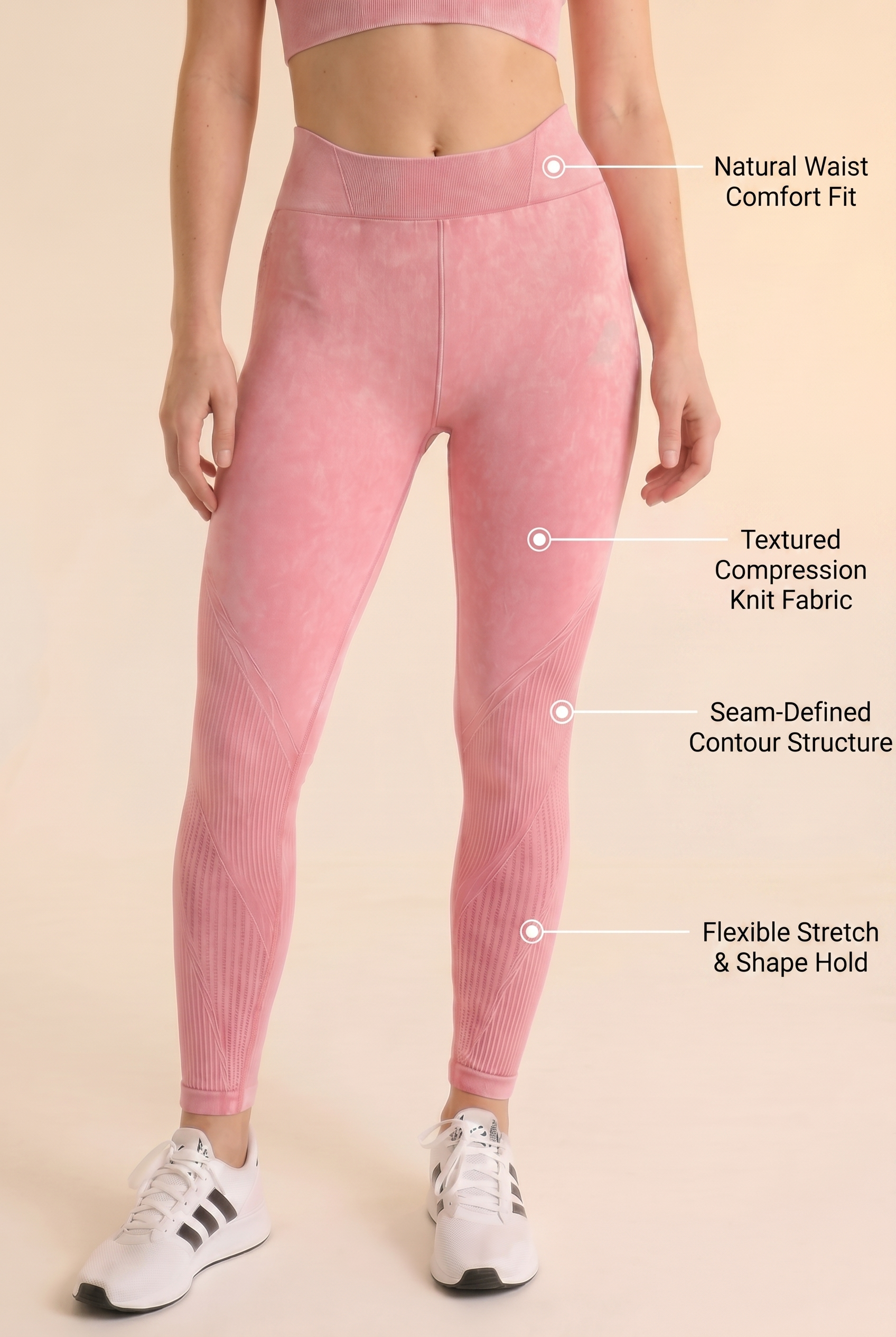 Seamless Melange High-Waist Legging