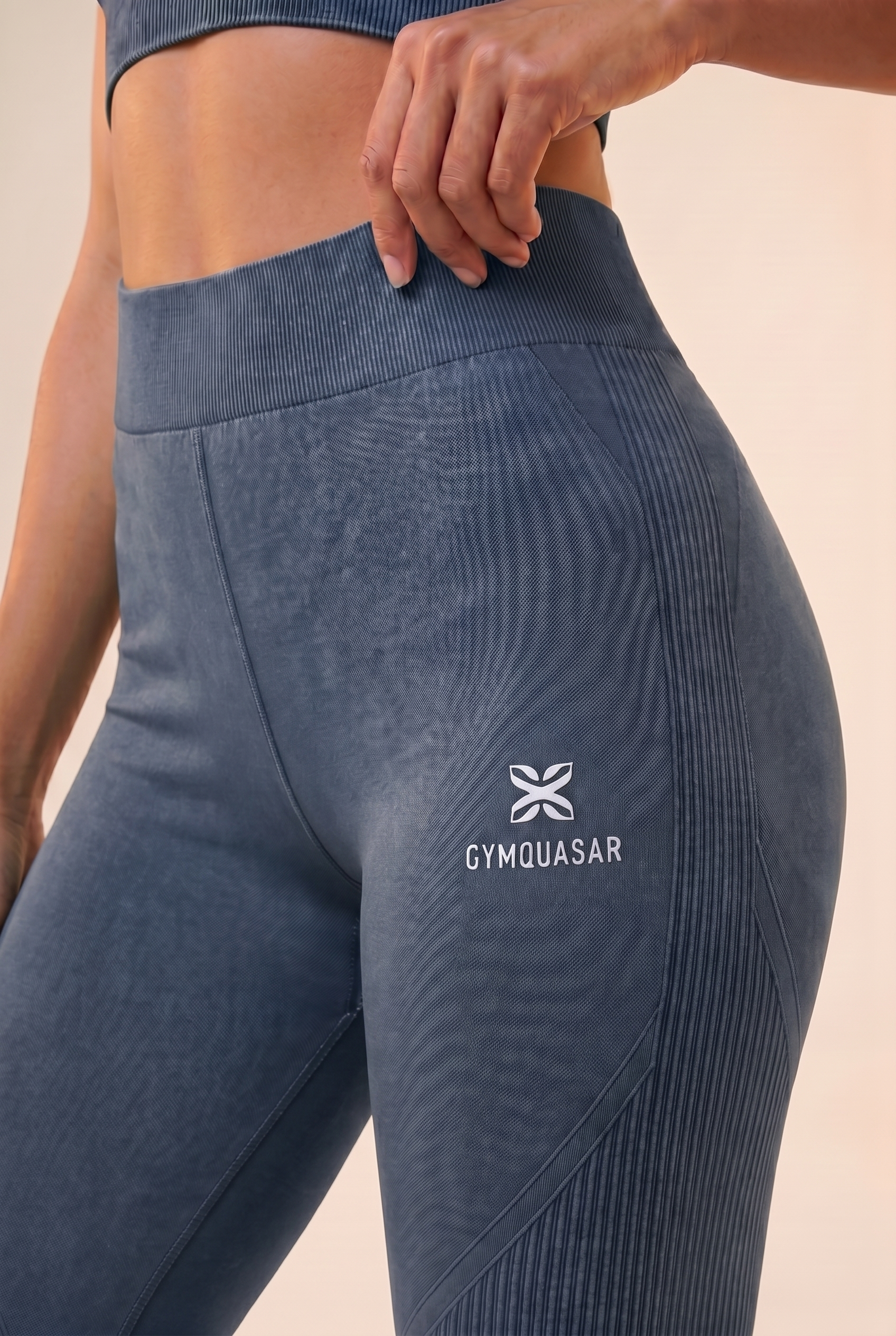 Seamless Melange High-Waist Legging