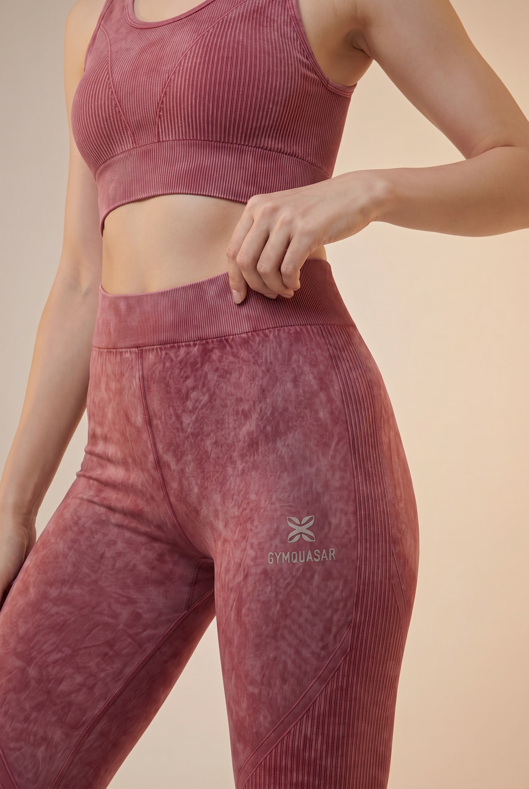 Seamless Melange High-Waist Legging
