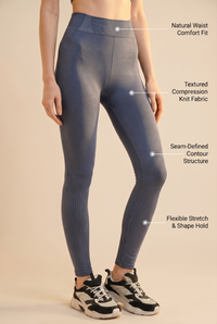 Seamless Melange High-Waist Legging