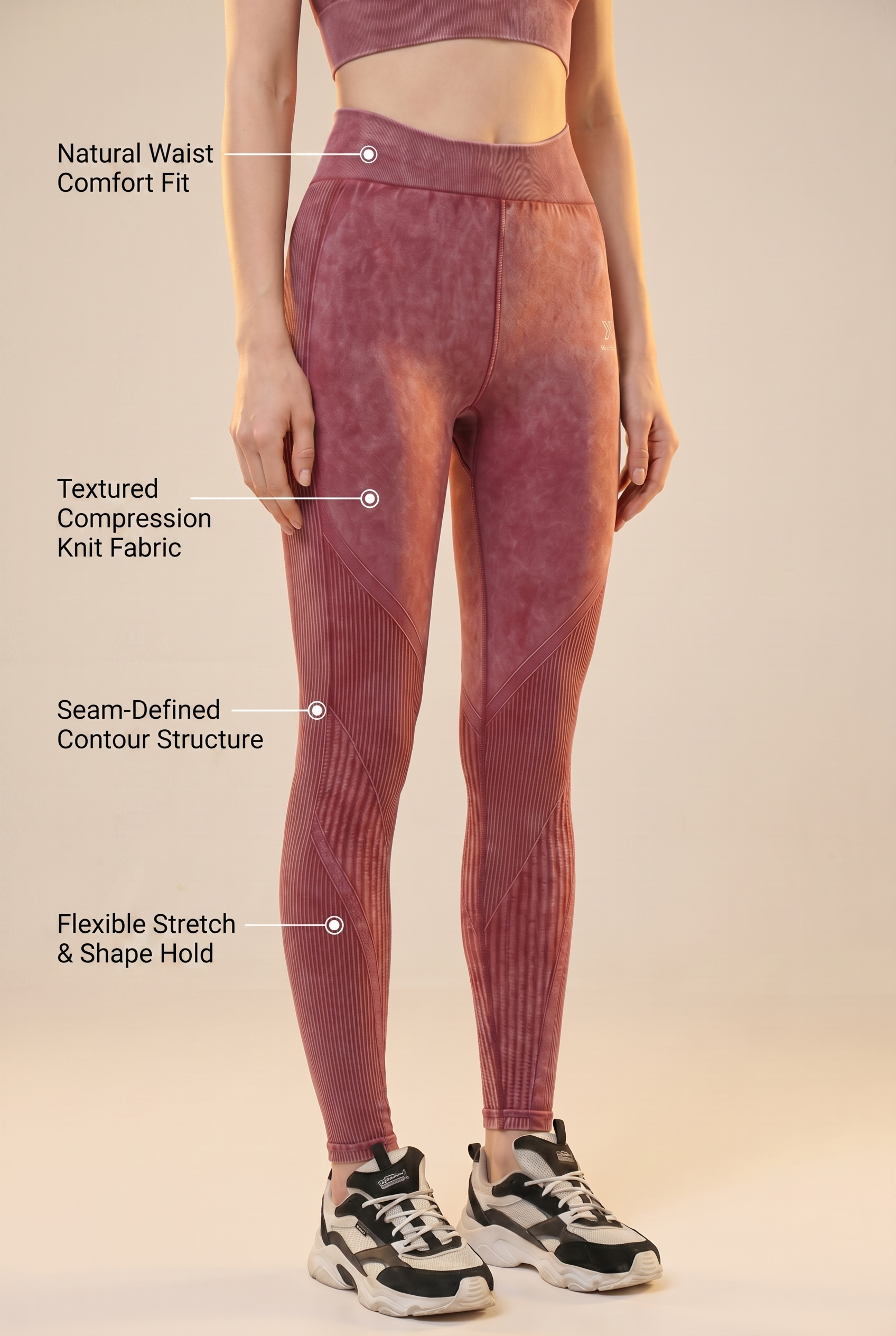 Seamless Melange High-Waist Legging