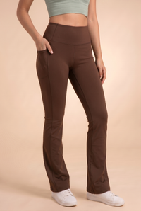 SoftTouch Pocket High-Waist Flare Legging
