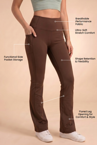 SoftTouch Pocket High-Waist Flare Legging