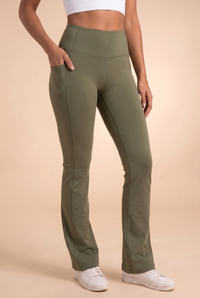 SoftTouch Pocket High-Waist Flare Legging