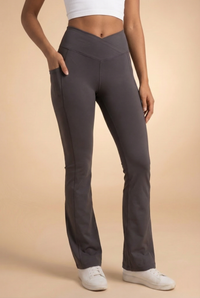 SoftTouch Pocket V-Waist Flare Legging
