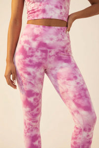 Tie-Dye Printed Yoga Legging