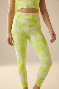 Tie-Dye Printed Yoga Legging