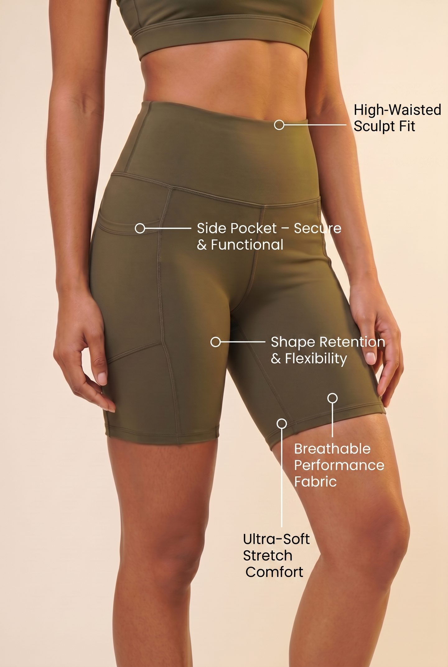 Flex 3-Pocket Bike Shorts