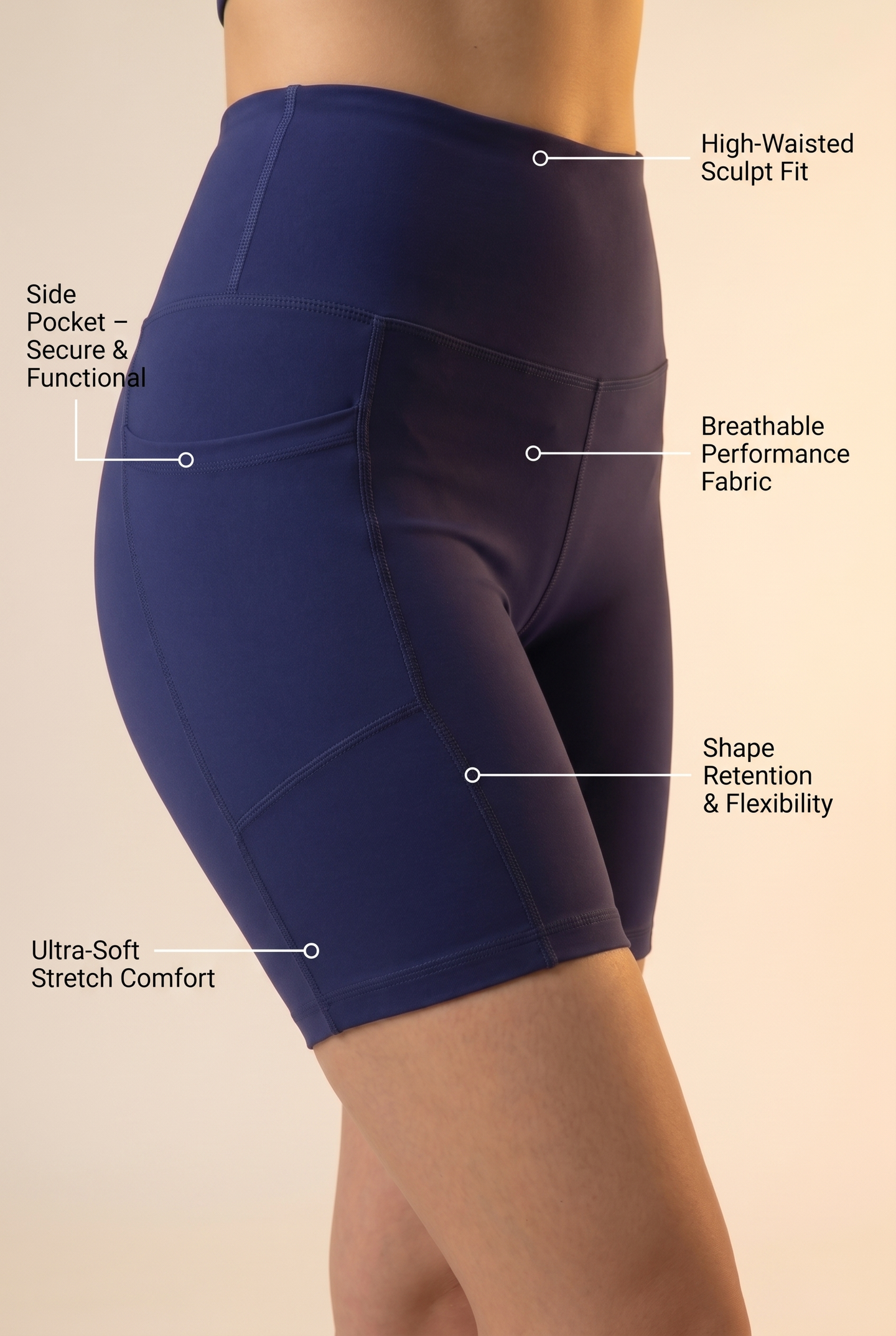 Flex 3-Pocket Bike Shorts