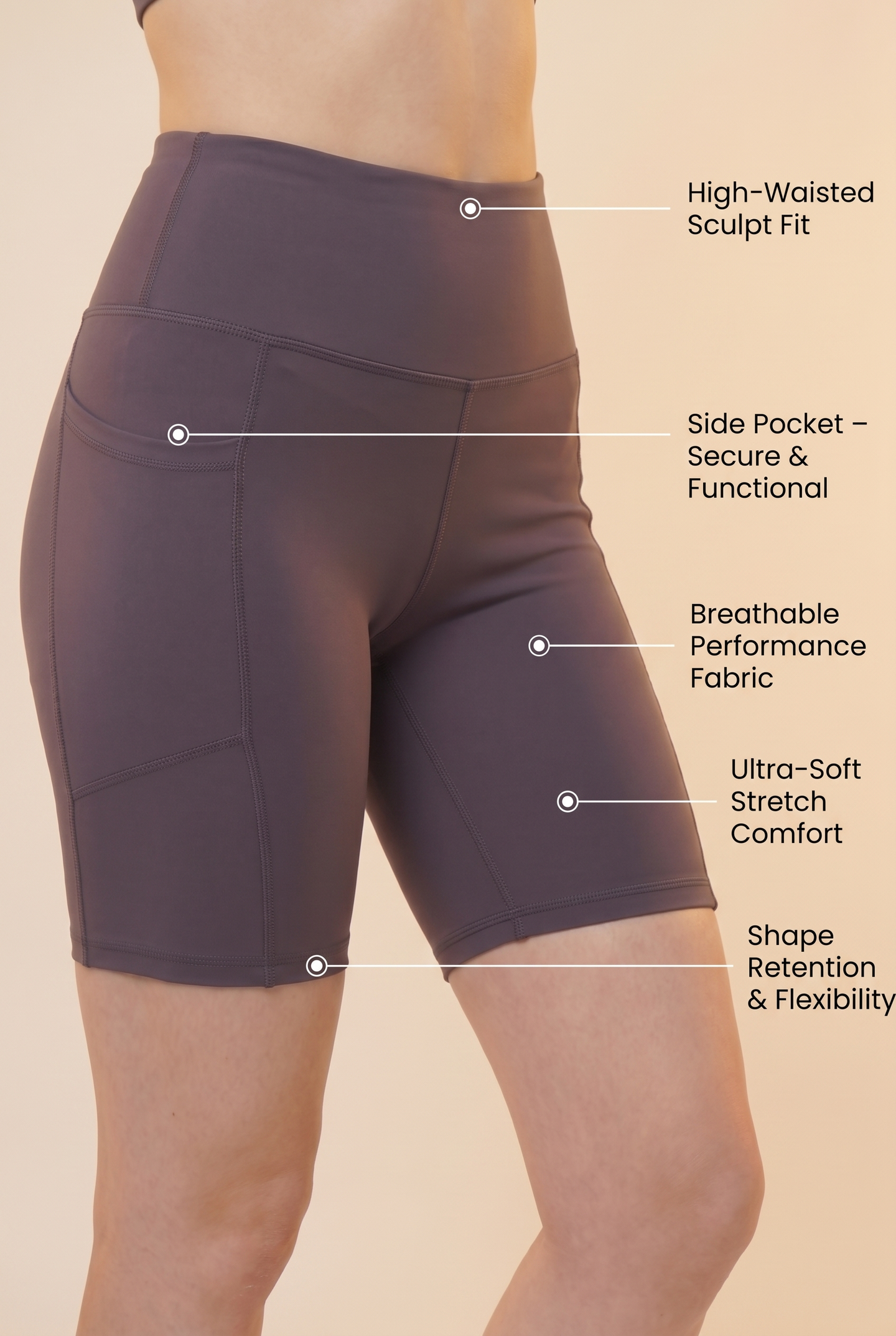 Flex 3-Pocket Bike Shorts