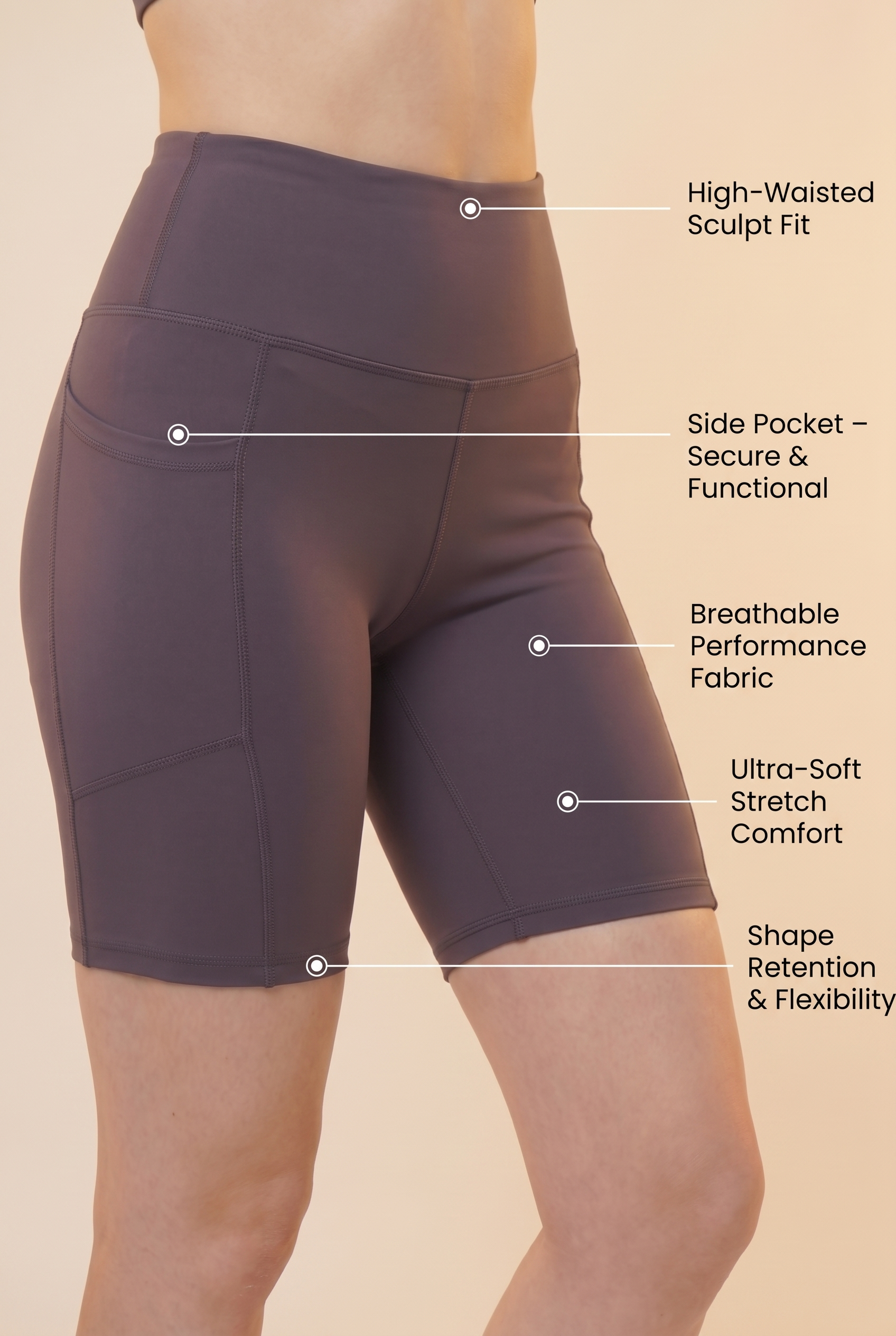 Flex 3-Pocket Bike Shorts