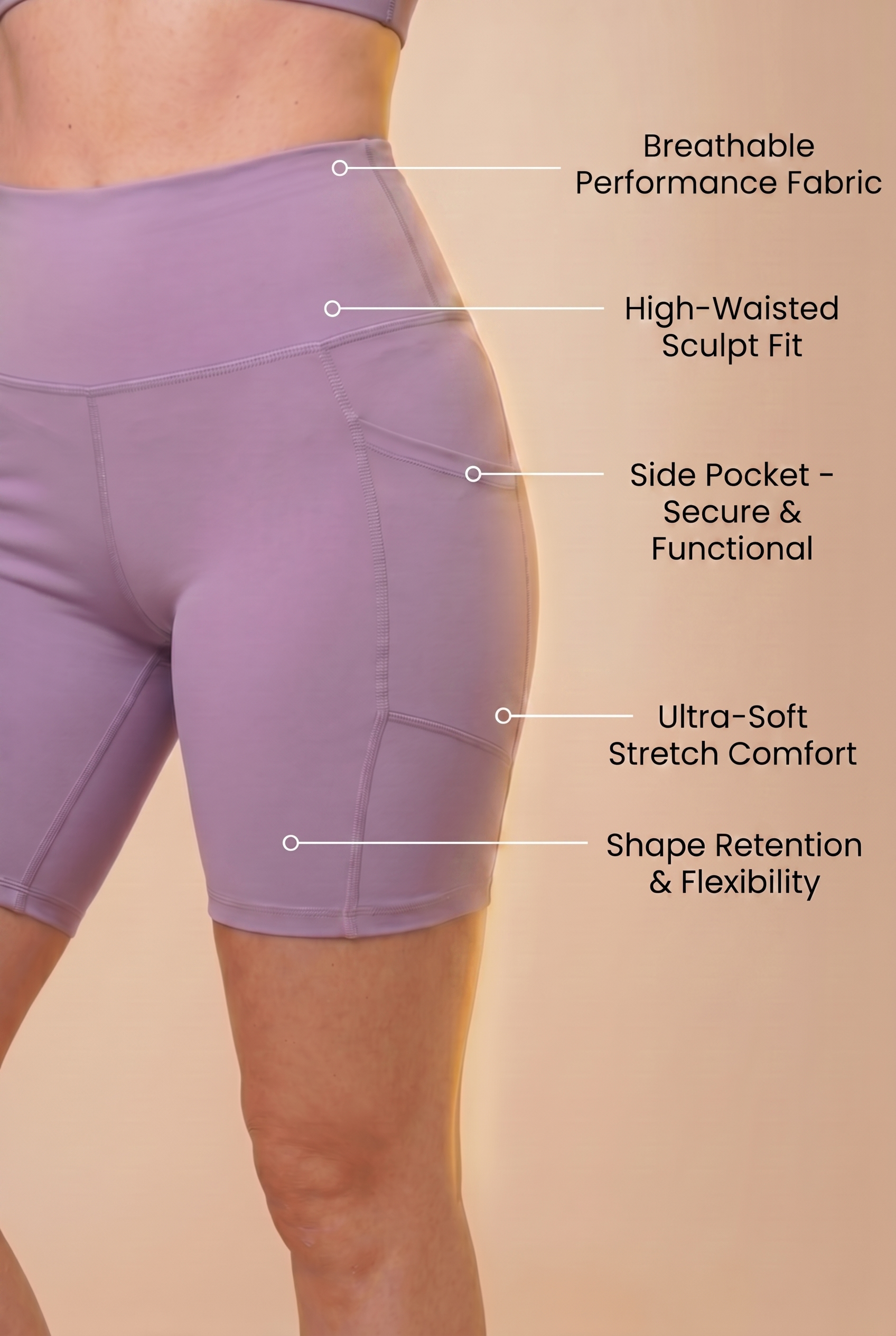 Flex 3-Pocket Bike Shorts