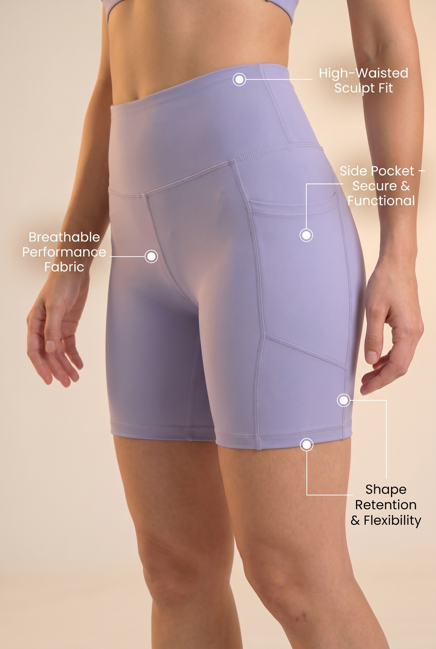 Flex 3-Pocket Bike Shorts