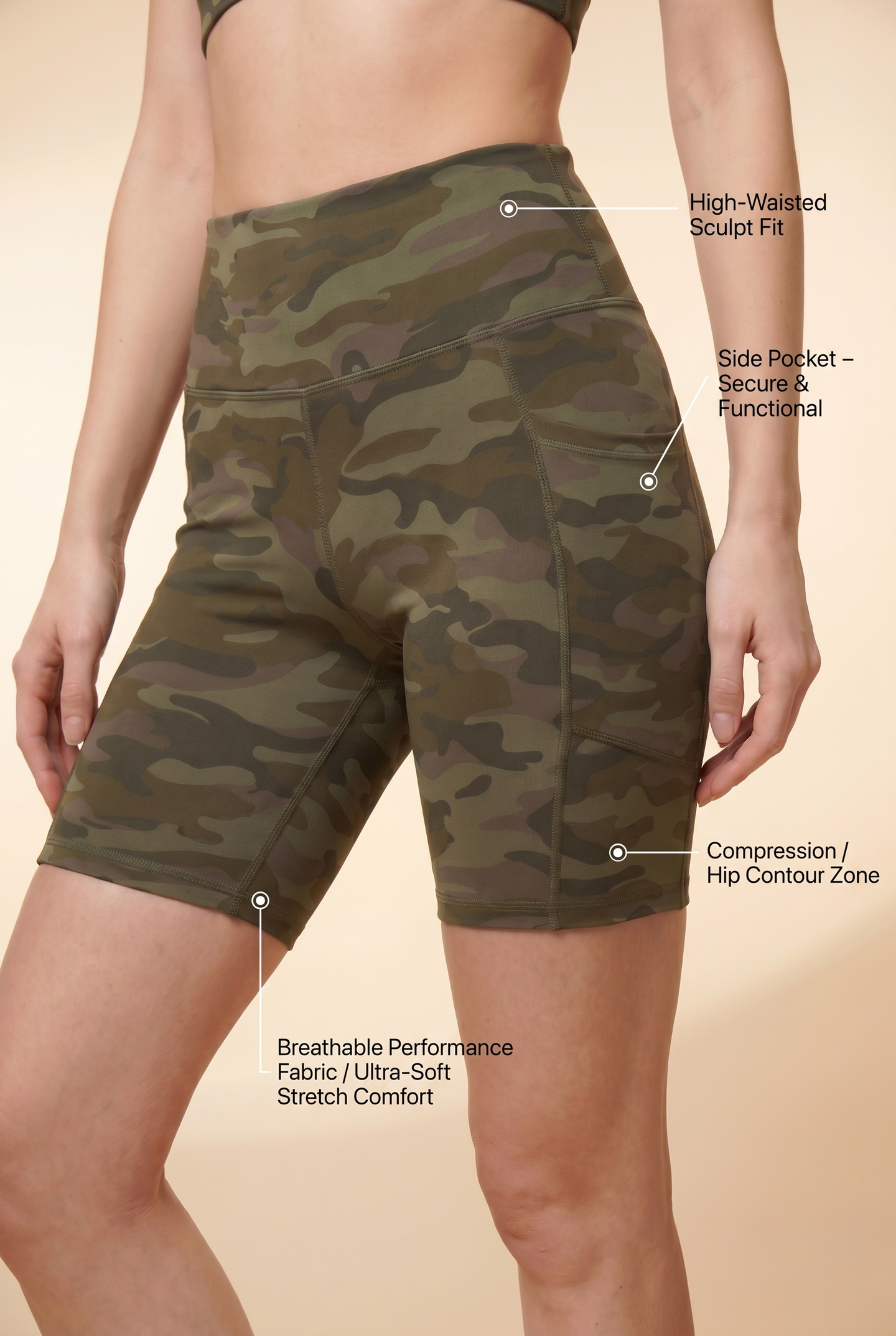 Flex 3-Pocket Bike Shorts
