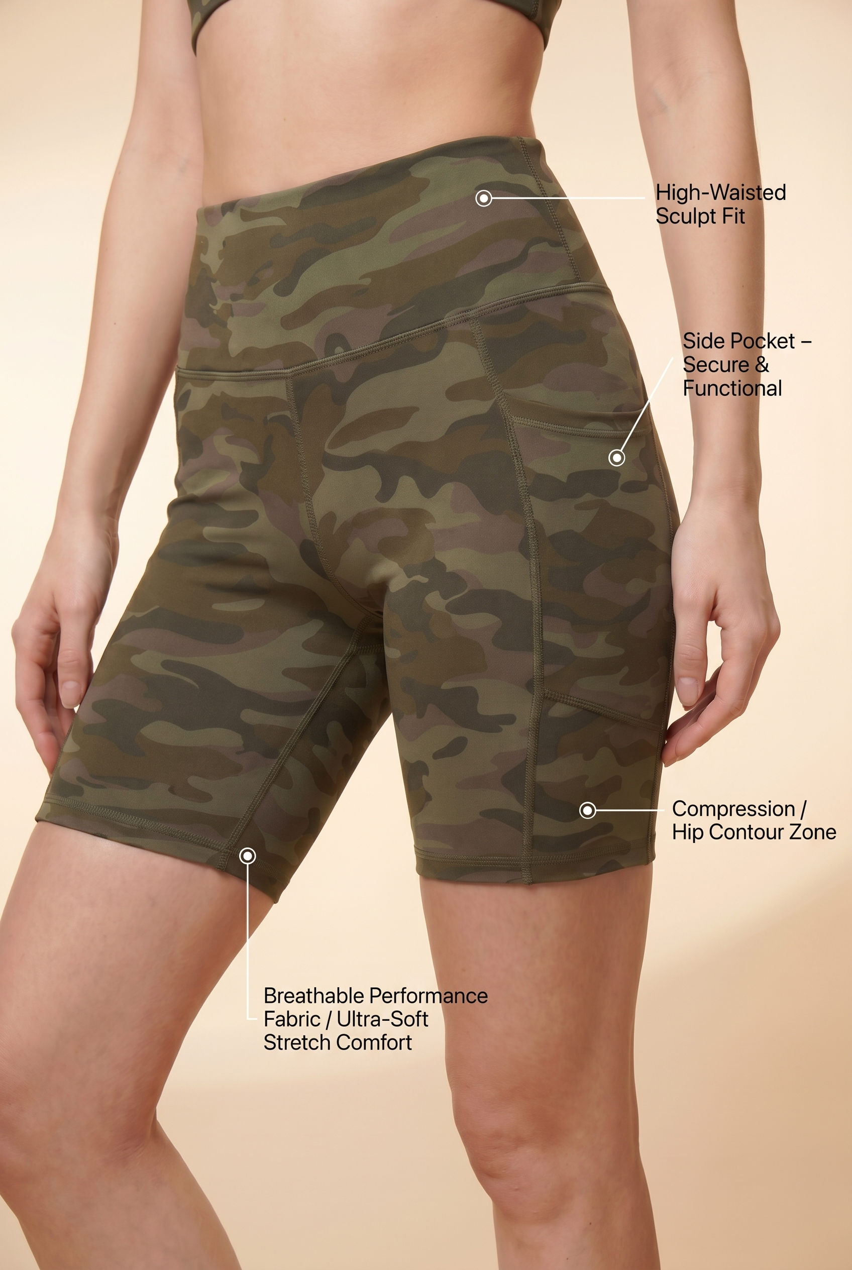 Flex 3-Pocket Bike Shorts