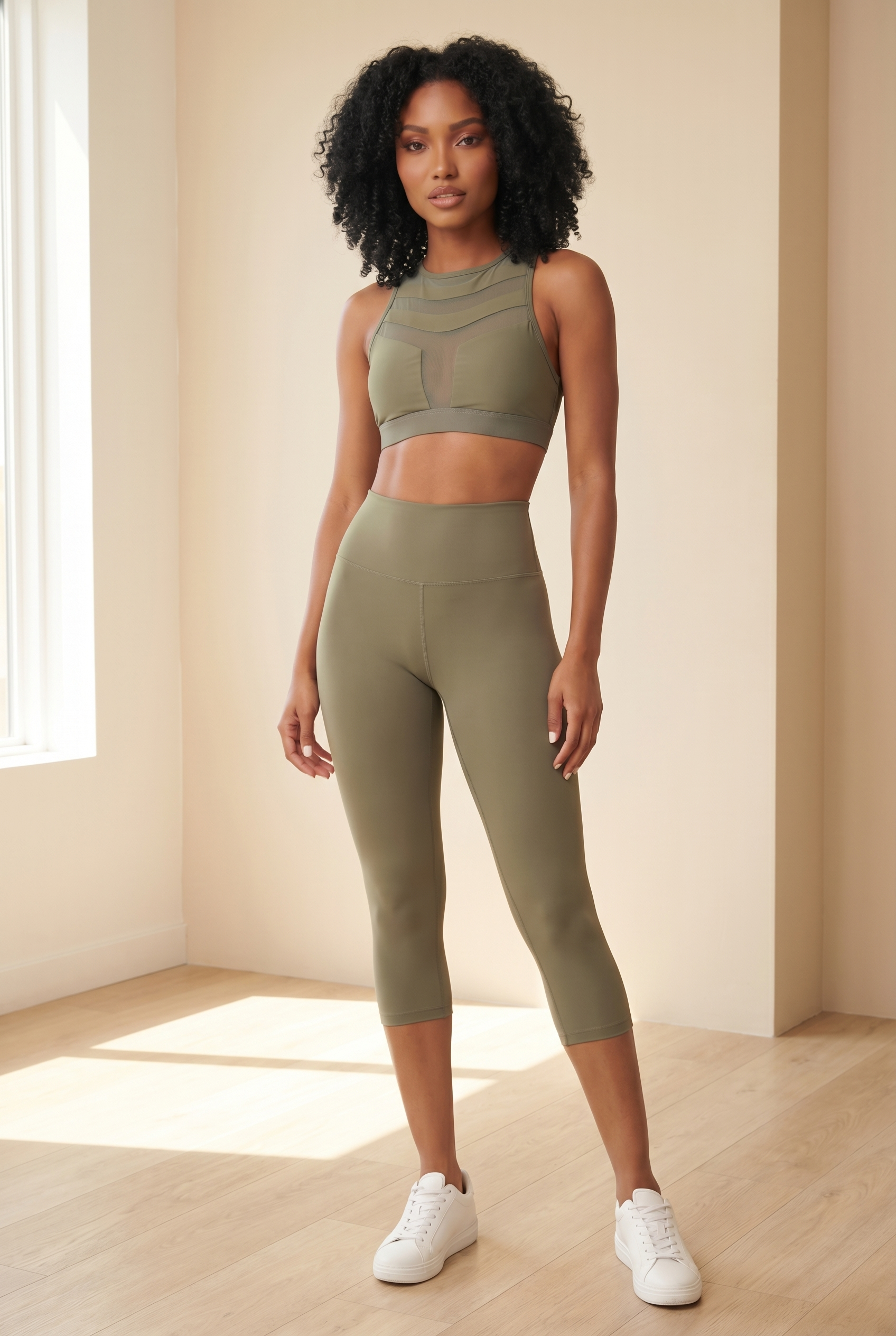 Contour High-Waist Capri Legging
