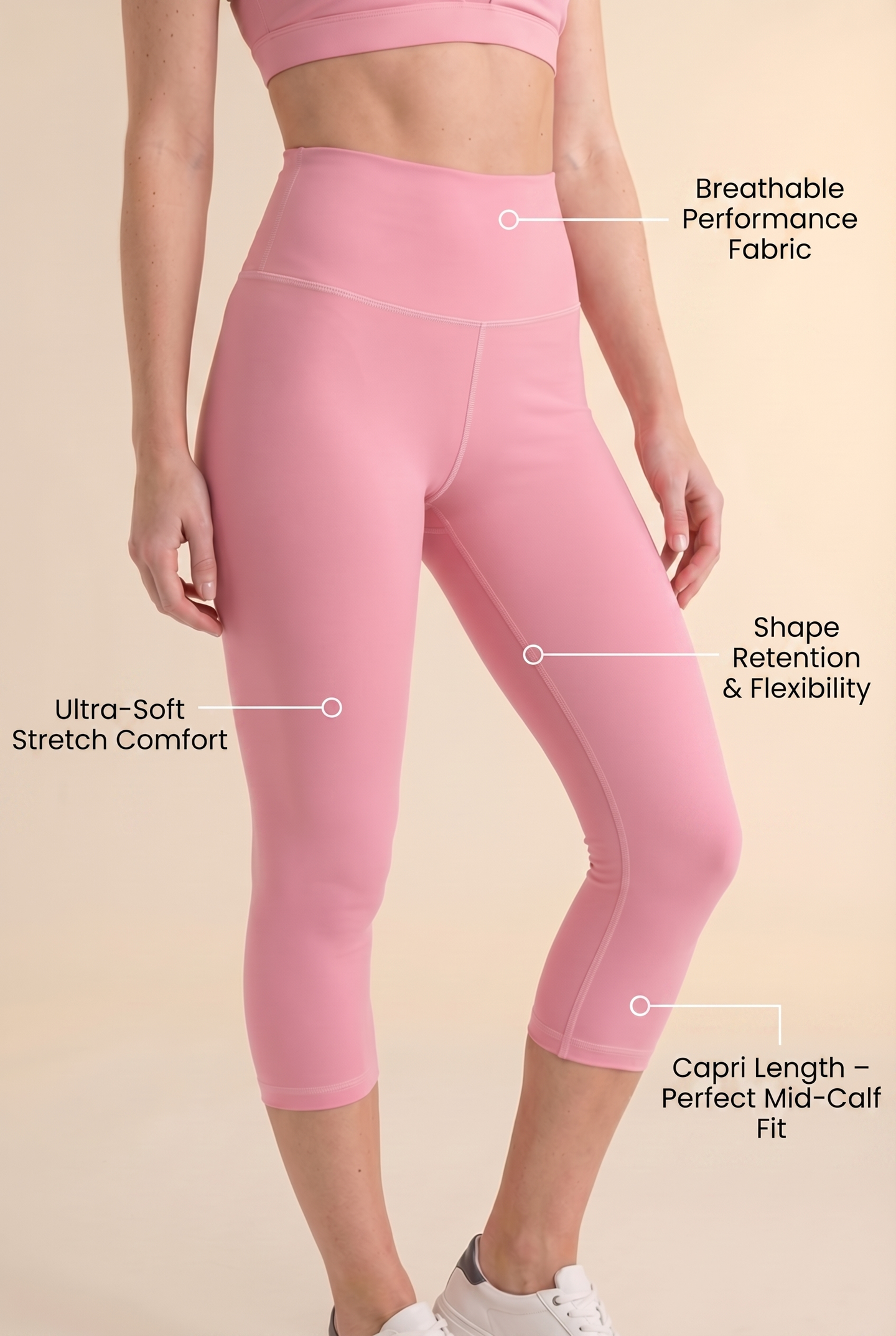 Contour High-Waist Capri Legging