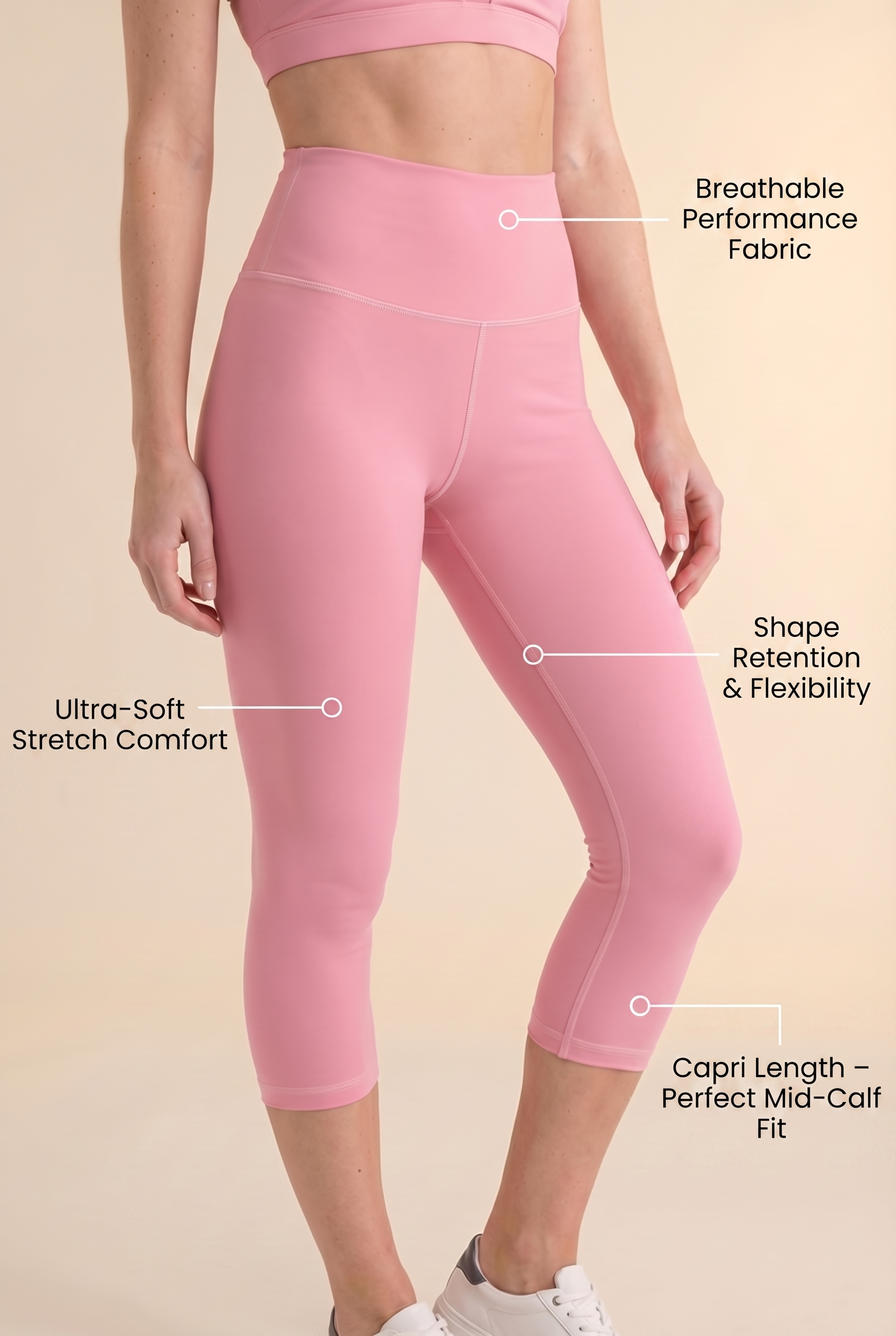 Contour High-Waist Capri Legging