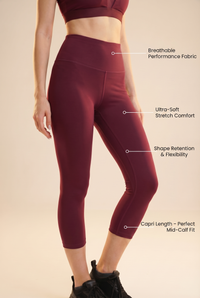 Contour High-Waist Capri Legging