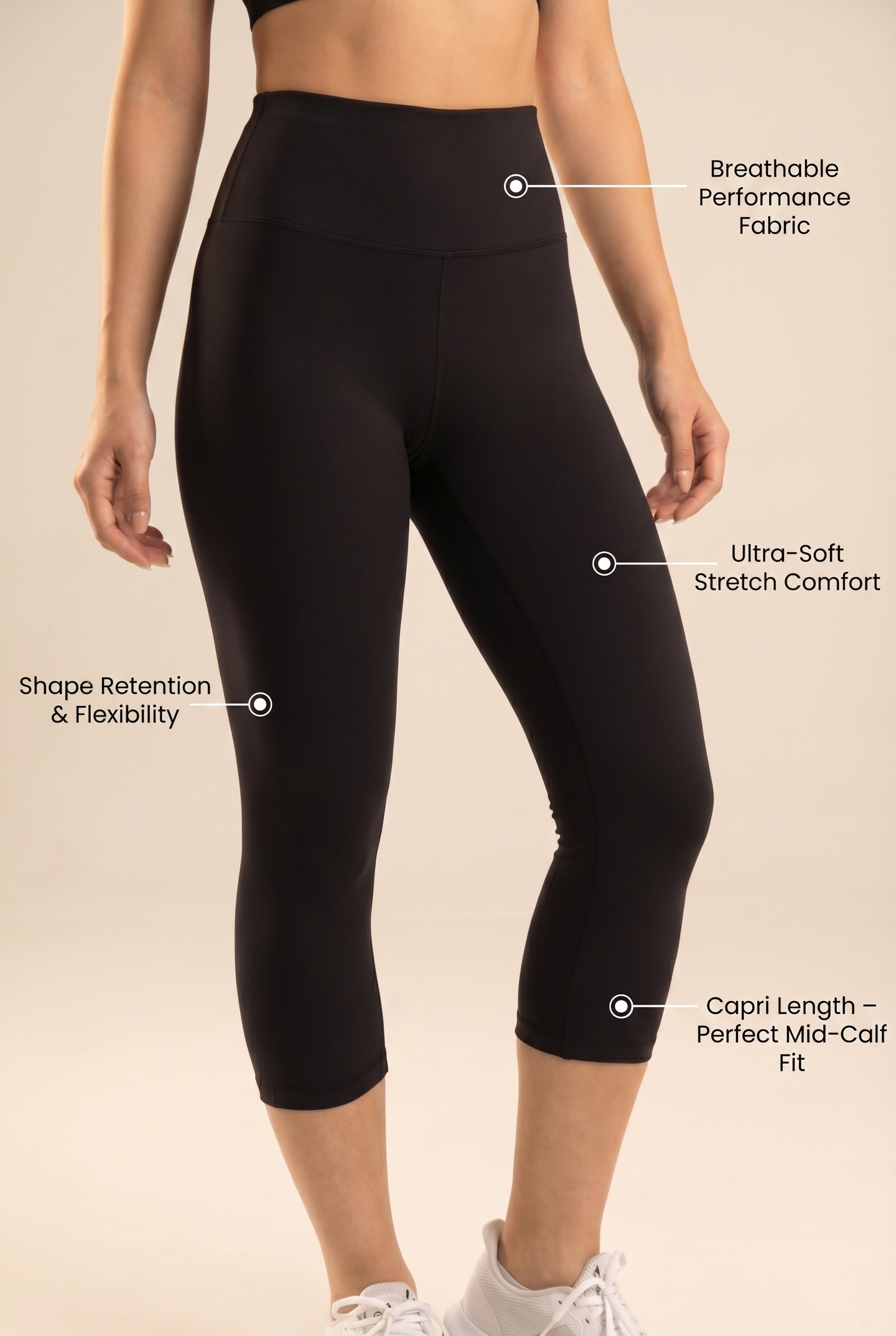 Contour High-Waist Capri Legging
