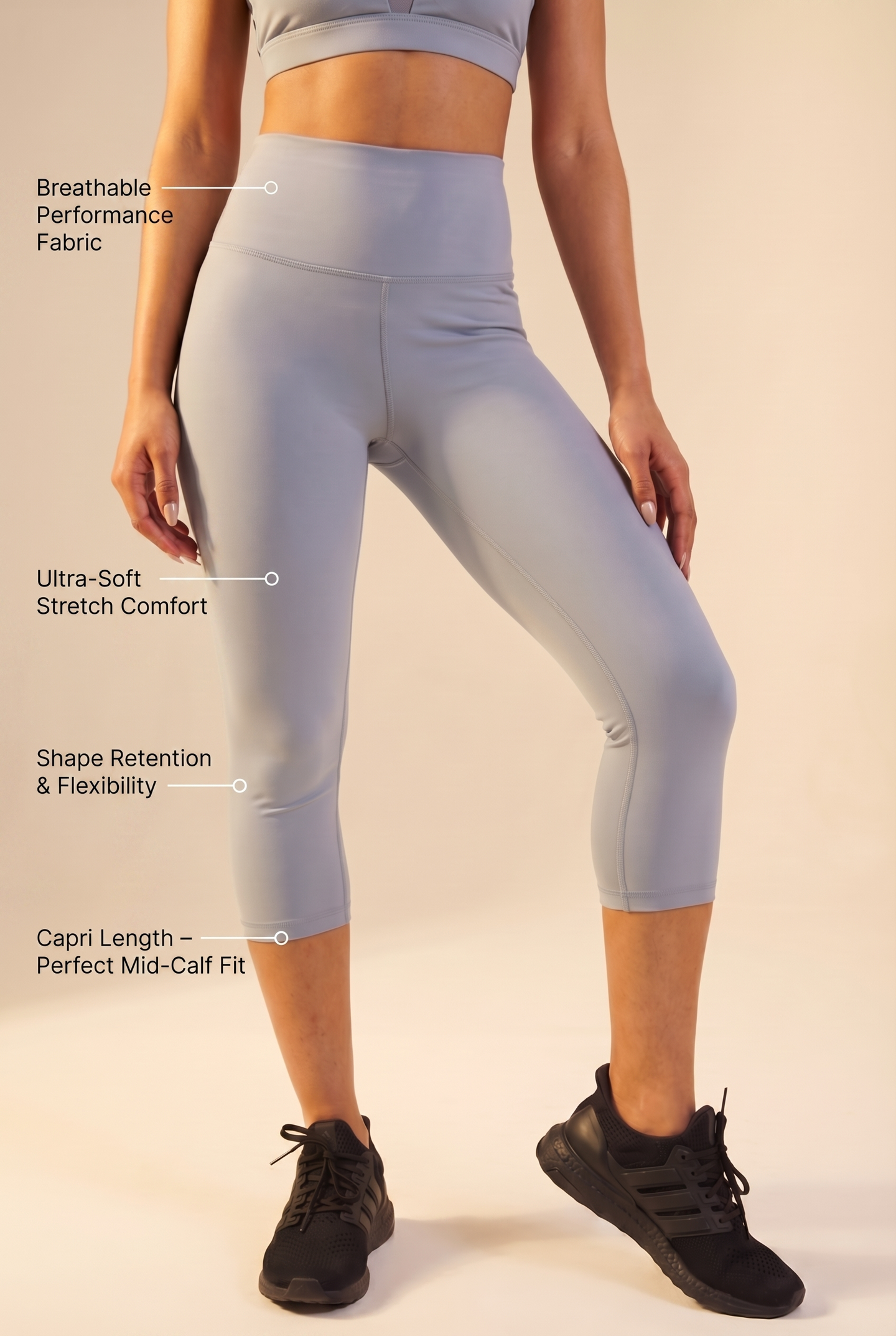 Contour High-Waist Capri Legging