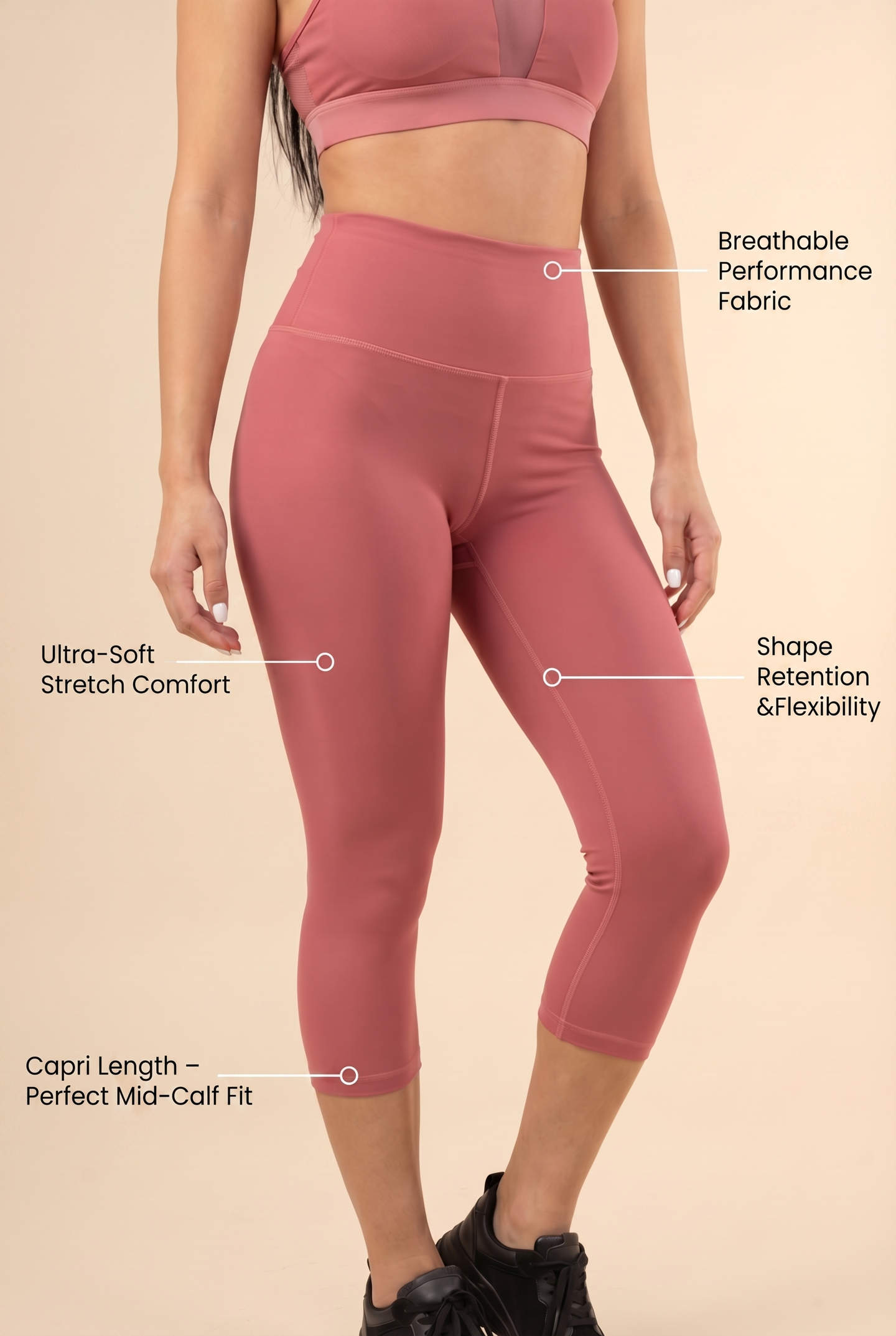 Contour High-Waist Capri Legging