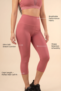 Contour High-Waist Capri Legging